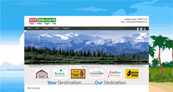 Desktop Screenshot of myholidaysindia.com