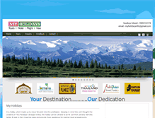 Tablet Screenshot of myholidaysindia.com